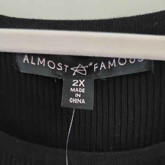 Forever 21 Black Ribbed Dress - Picture 4 of 6